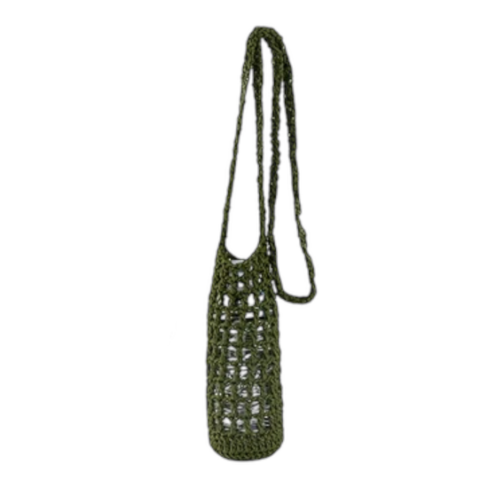 bottle holder - crochet by jadetribe