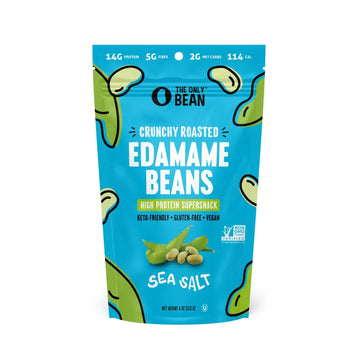 snack - edamame beans - 4oz by the only bean