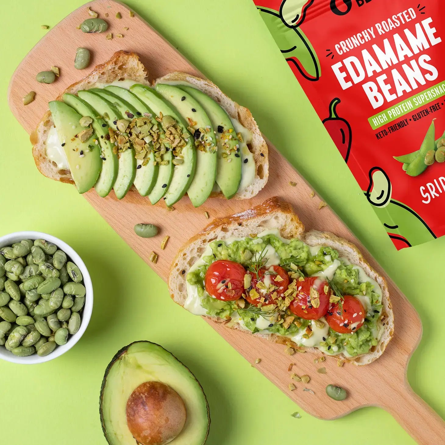 snack - edamame beans - 4oz by the only bean