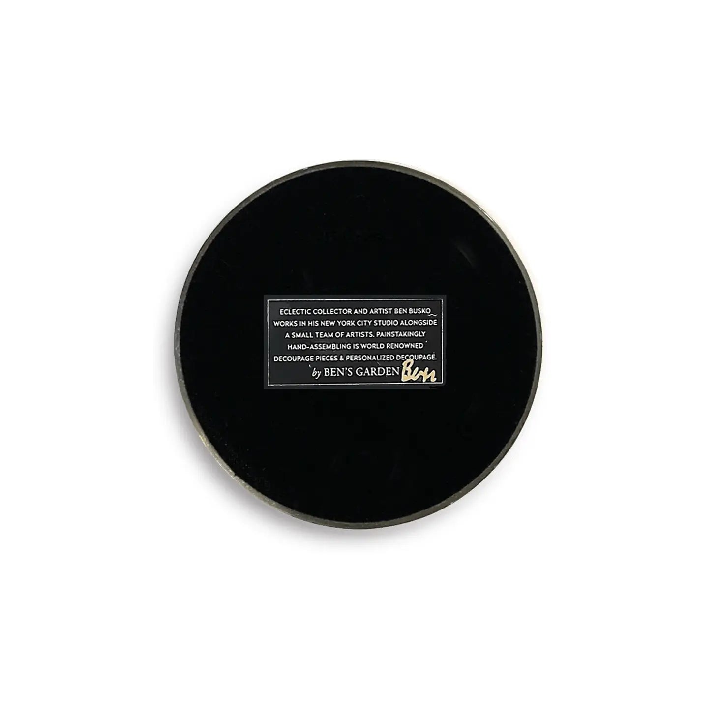 paperweight - crystal dome - heart by ben's garden