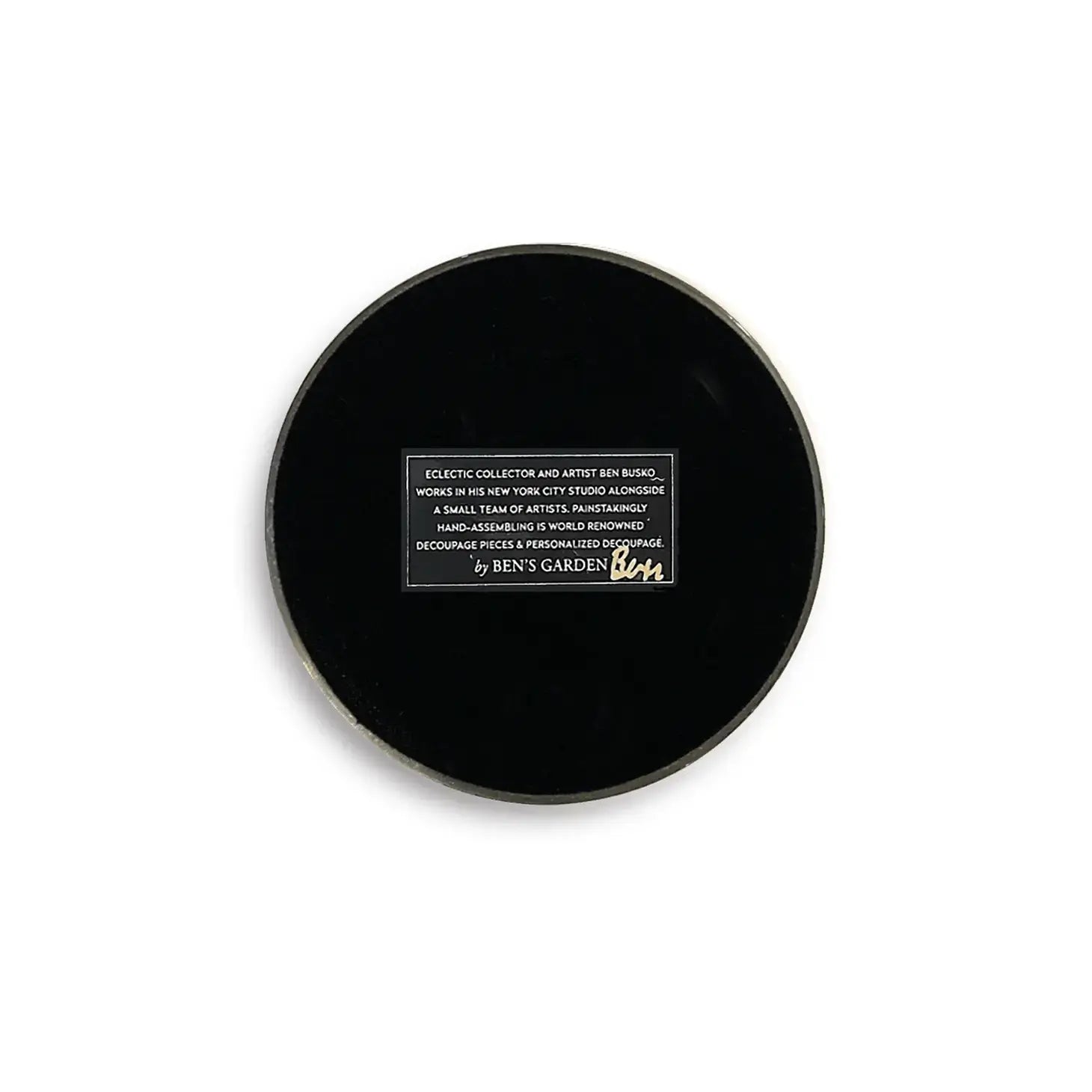 paperweight - crystal dome - swing the club! by ben's garden