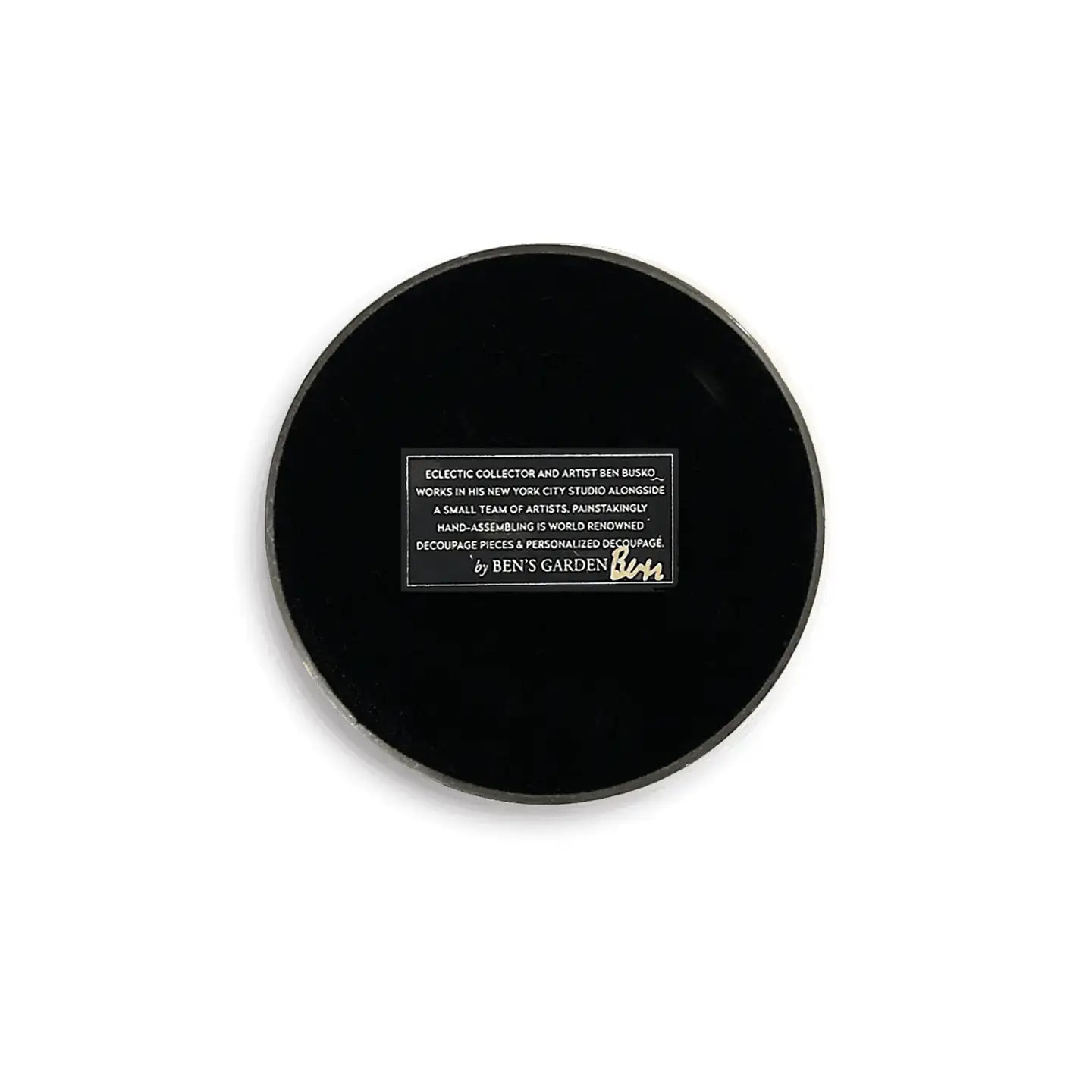 paperweight - crystal dome - love outline by ben's garden