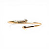 bracelet cuff - i wanna hold your hand - 24kgp by peter and june