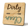 dishwasher magnet - cursive blue by american brand studio