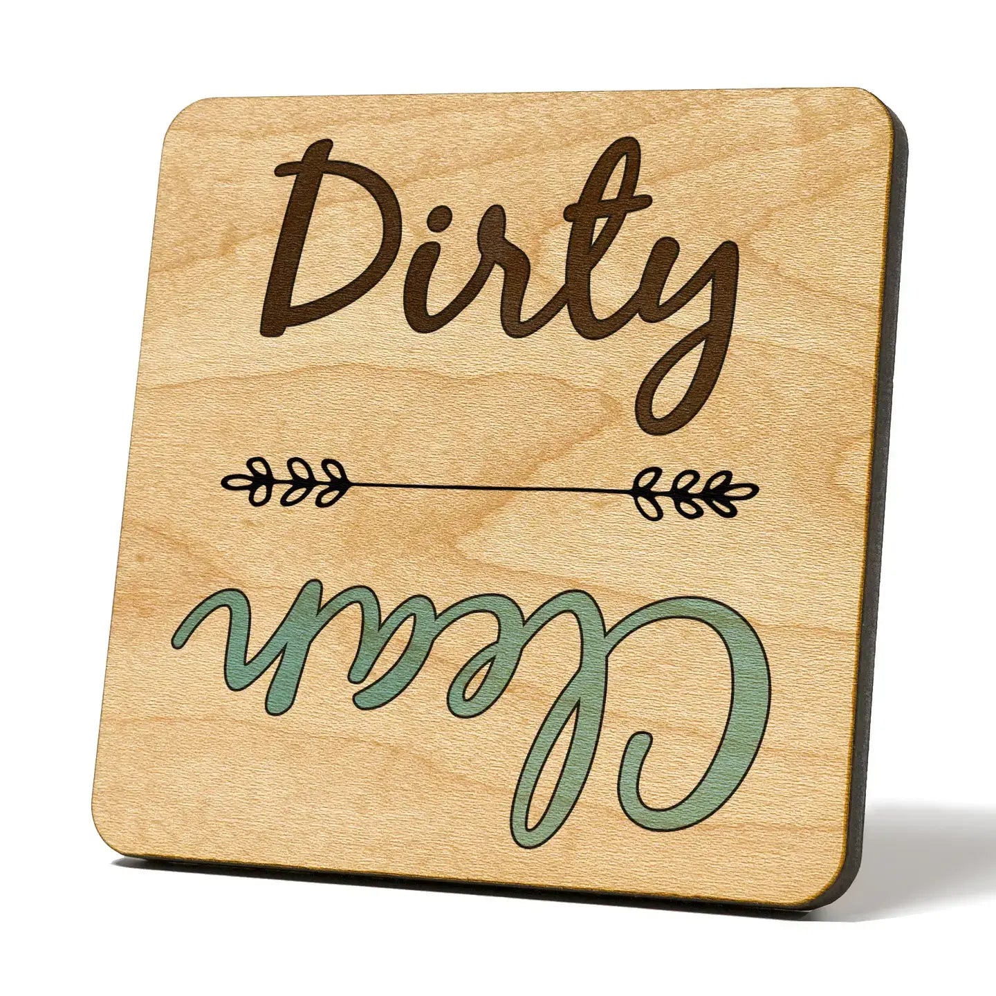 dishwasher magnet - cursive blue by american brand studio