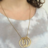 necklace - cycles - gold plated by tilly doro