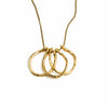 necklace - cycles - gold plated by tilly doro