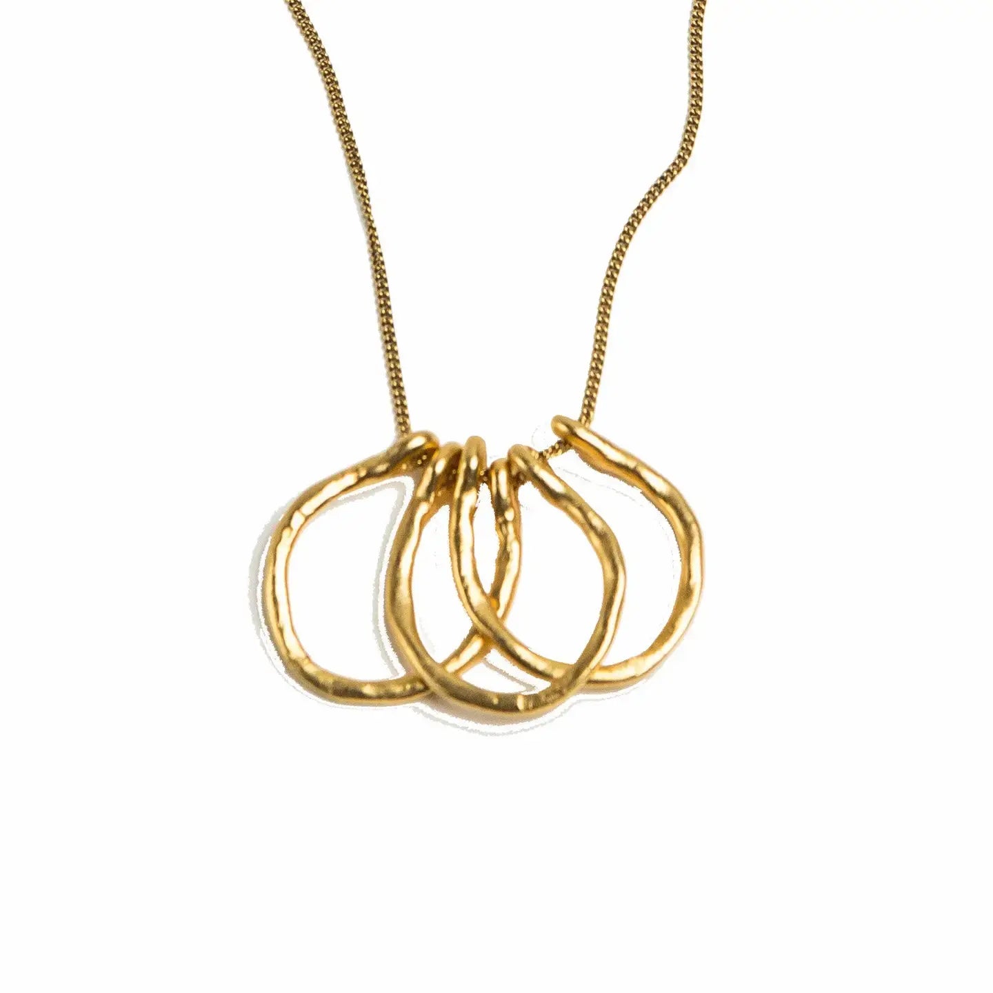 necklace - cycles - gold plated by tilly doro