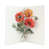Card | 3D Pop-Up | Poppies
