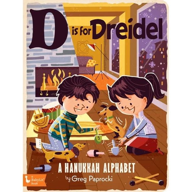 board book - alphabet - d is for dreidel by gibbs smith