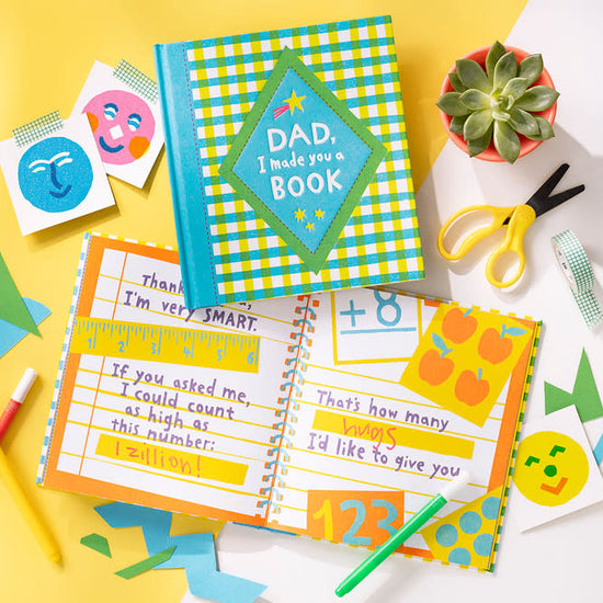 book - dad, i made you a book by compendium