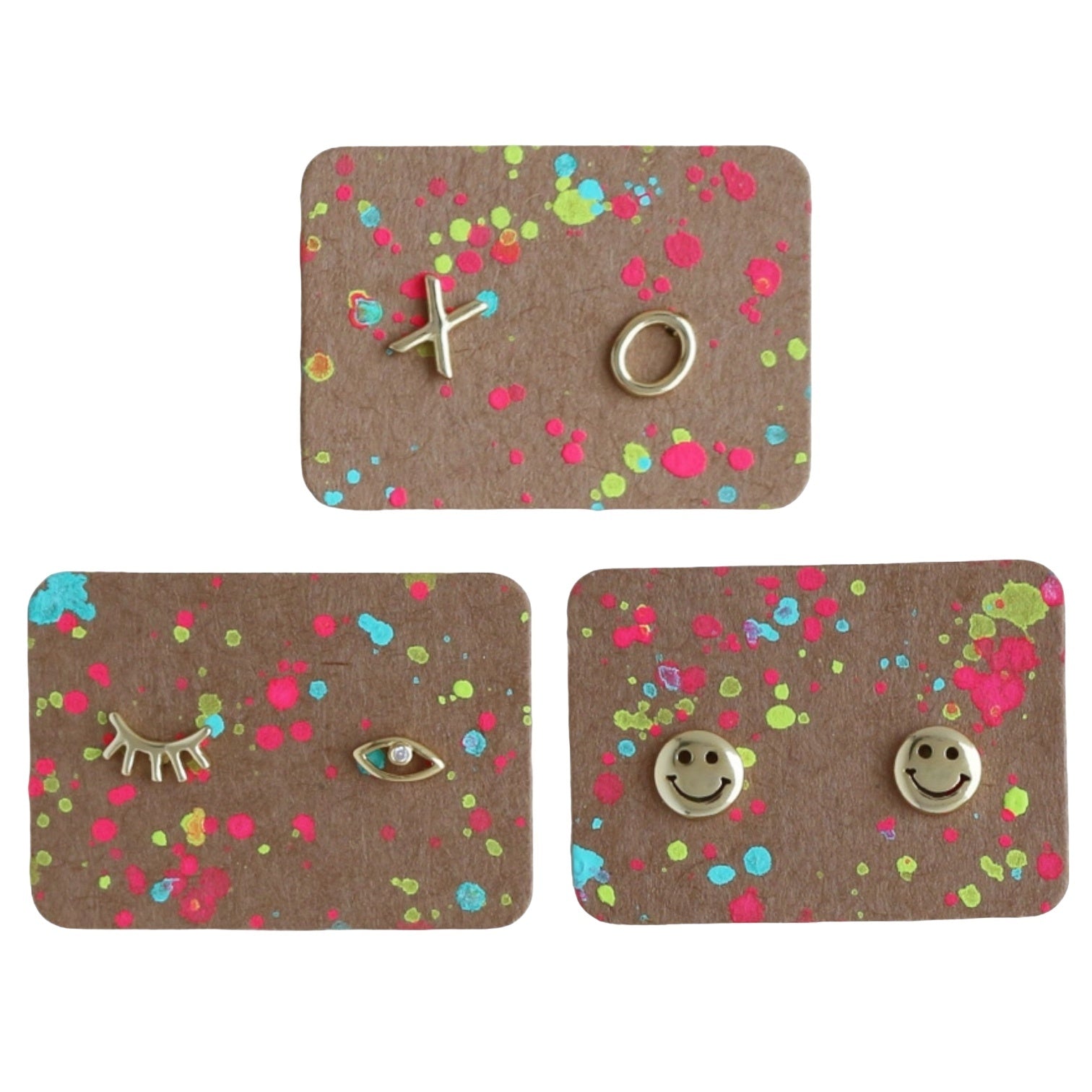 earrings - dainty stud gold by sofia ramsay
