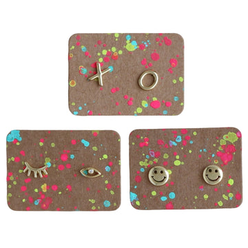 earrings - dainty stud gold by sofia ramsay