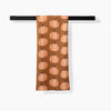 tea towel - microfiber autumn - dancing pumpkins by geometry house