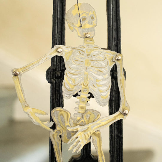 ornaments - recycled cotton paper - dancing skeletons by east end press
