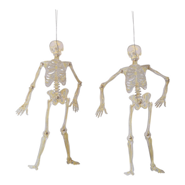 ornaments - recycled cotton paper - dancing skeletons by east end press