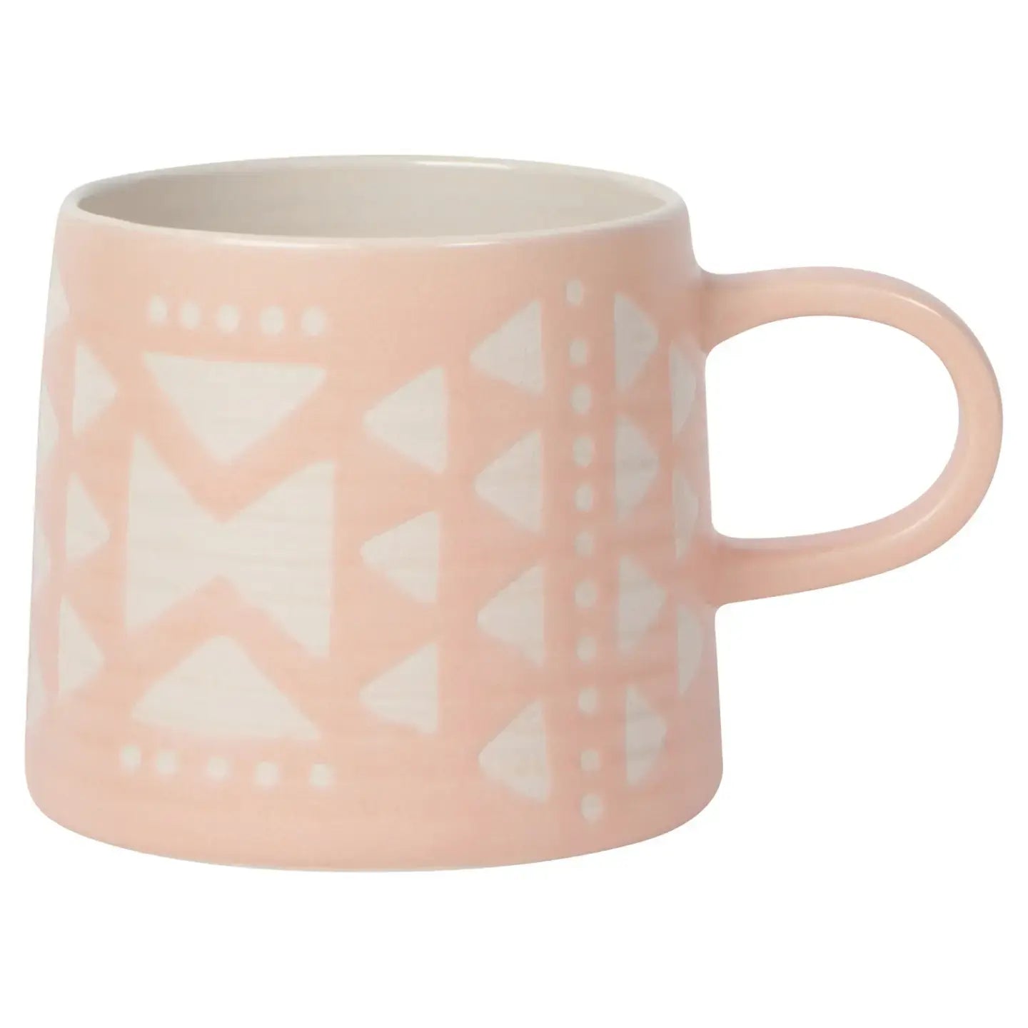 mug - studio - pink imprint - stoneware by now designs