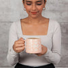 mug - studio - pink imprint - stoneware by now designs