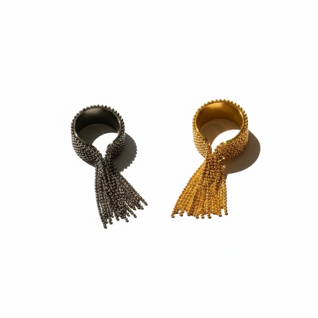 ring - daphne beaded strands by peter and june