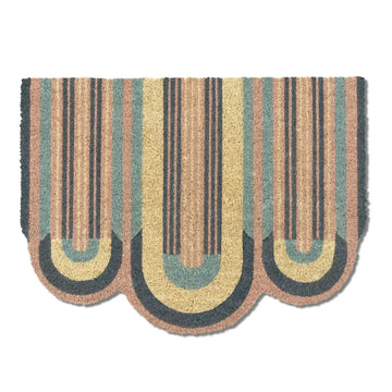 doormat - coir - deco waves by entryways