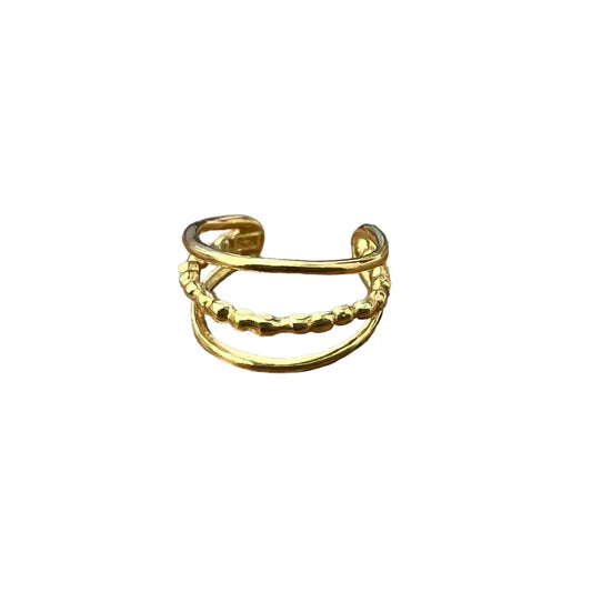 ear cuff - decorated three bar by baizaar