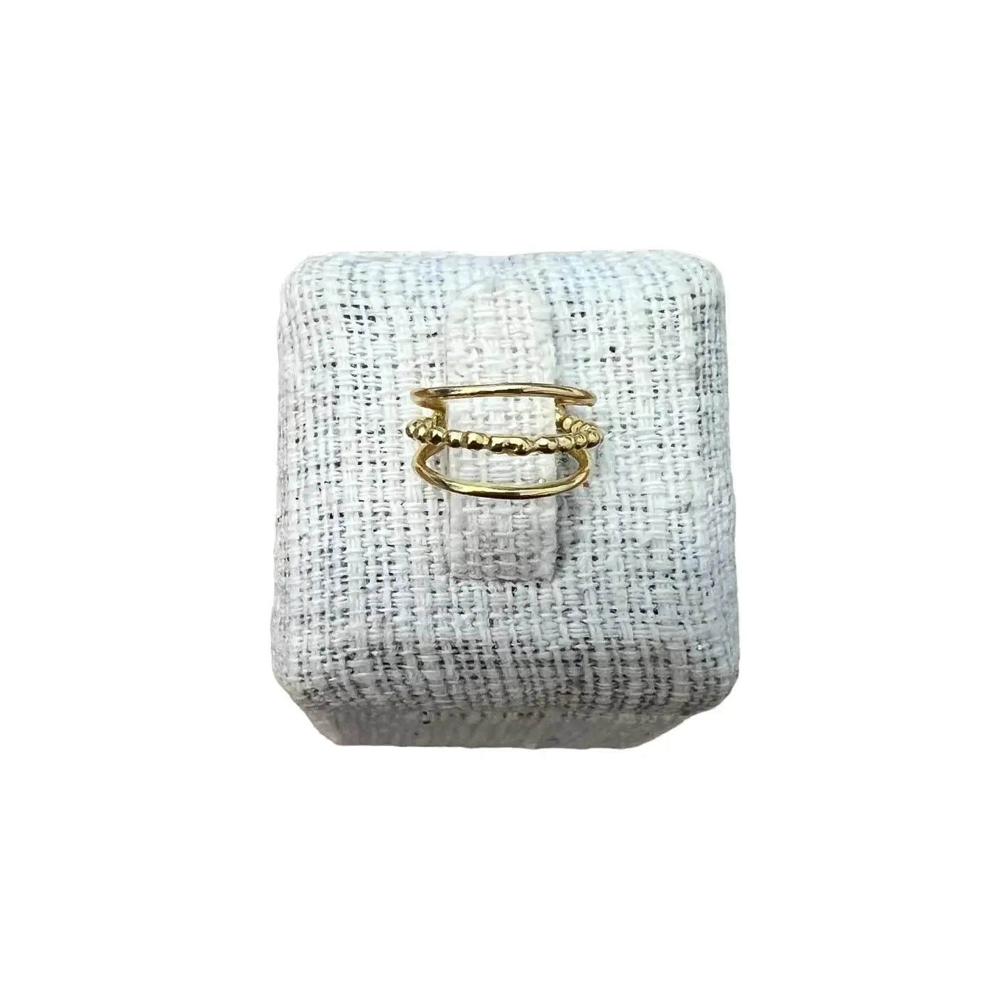 ear cuff - decorated three bar by baizaar