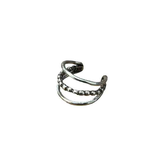 ear cuff - decorated three bar by baizaar