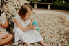 crochet rattle - blue whale by pebble
