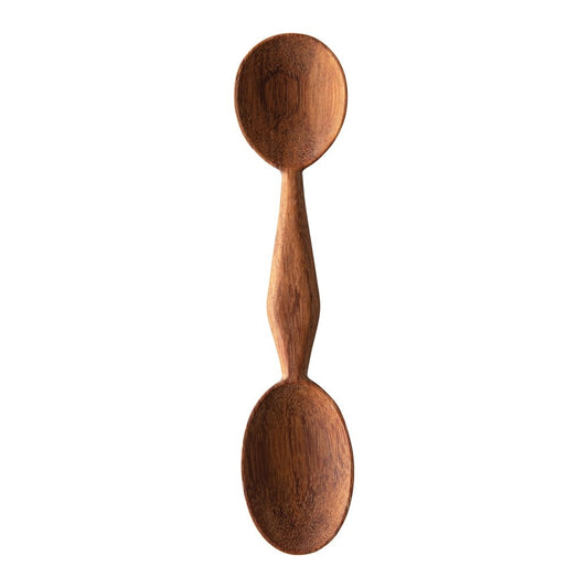 spoon - doussie - double-ended - 8.75" by creative co-op