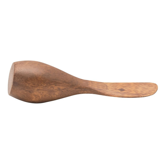 cheese knife - standing acacia wood - 5.5" by creative co-op