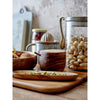 canister + spoon - acacia wood - 3" by creative co-op