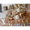 canister + spoon - acacia wood - 3" by creative co-op