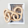 decorative knots & links - natural - 8.5" by creative co-op