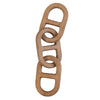 decorative knots & links - natural - 8.5" by creative co-op
