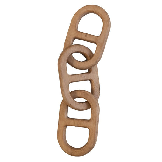 decorative knots & links - natural - 8.5" by creative co-op