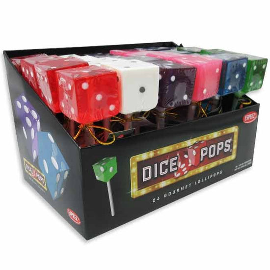 candy - dice pops - assorted by redstone foods inc