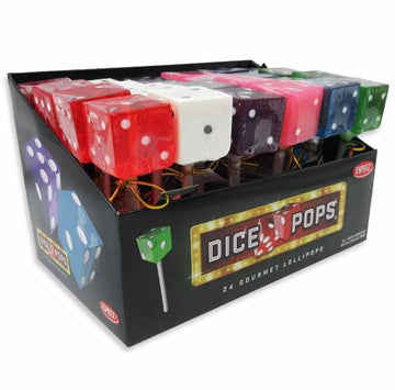 candy - dice pops - assorted by redstone foods inc