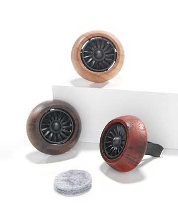 car fan diffuser - wood grain by giftcraft