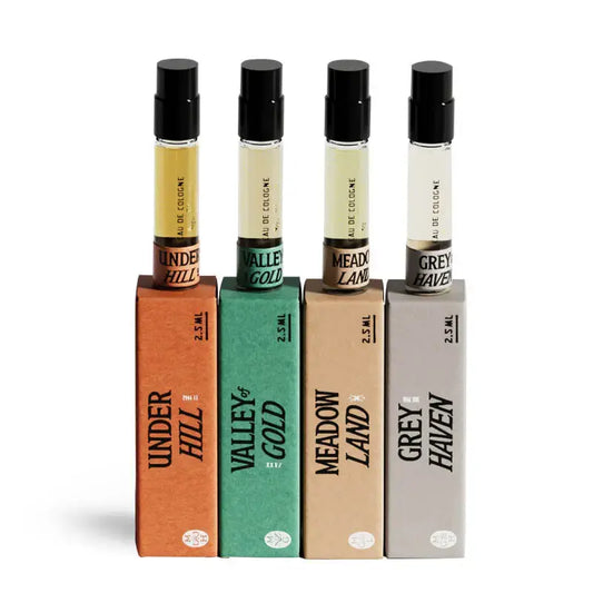 cologne - discovery set - 2.5ml vials by misc goods co.