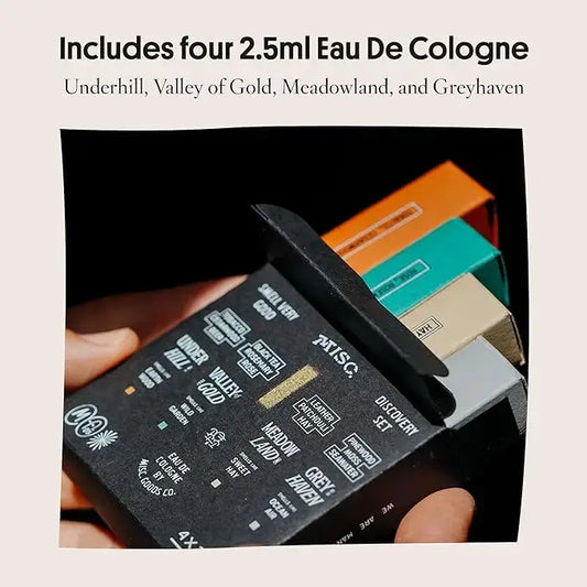 cologne - discovery set - 2.5ml vials by misc goods co.