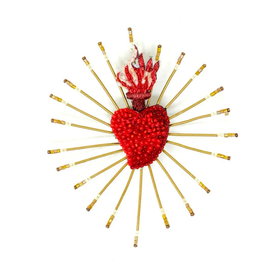 brooch pin - divine heart by trovelore