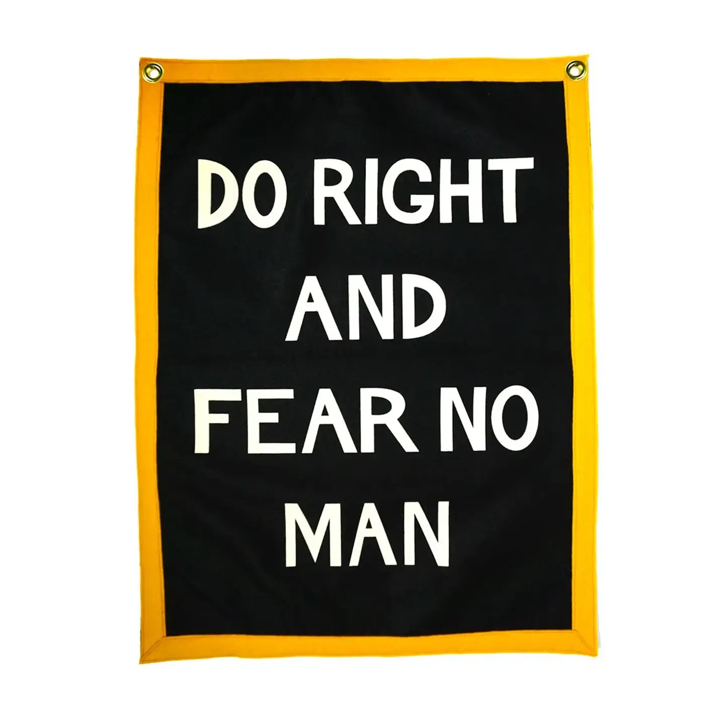 banner - camp flag - do right and fear no man by oxford pennant