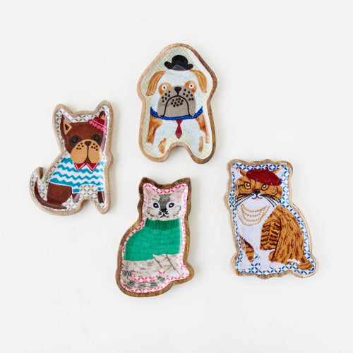 wooden tray - bulldog by one hundred 80 degrees