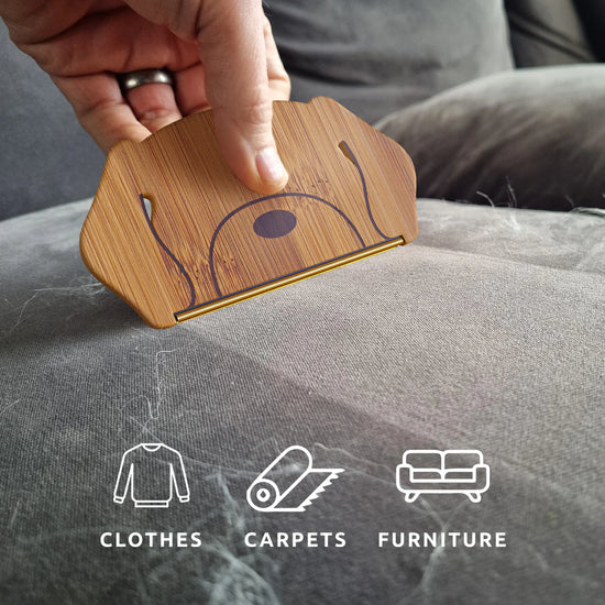 pet hair remover - bamboo by pikkii usa