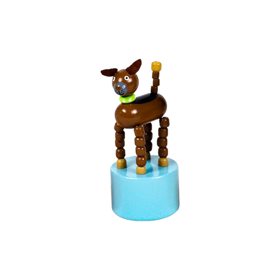 toy - push puppet dog by jack rabbit creations