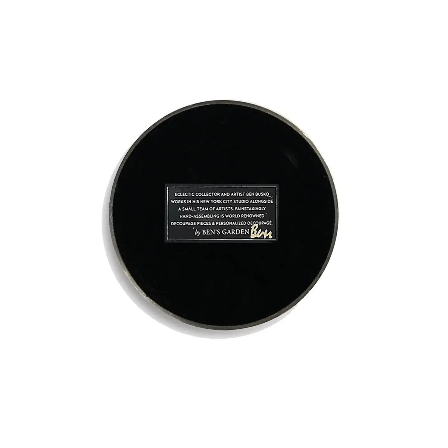 paperweight - crystal dome - happy sun by ben's garden
