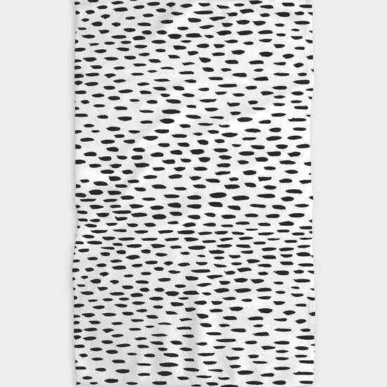 microfiber tea towel - dot dash by geometry house