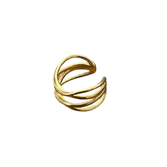 ear cuff - double cross bar by baizaar