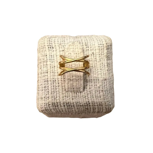 ear cuff - double cross bar by baizaar