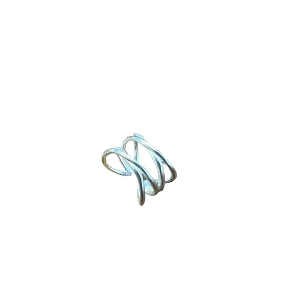 ear cuff - double cross bar by baizaar